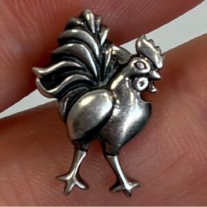 John Hardy Sterling Silver Rooster Pin
